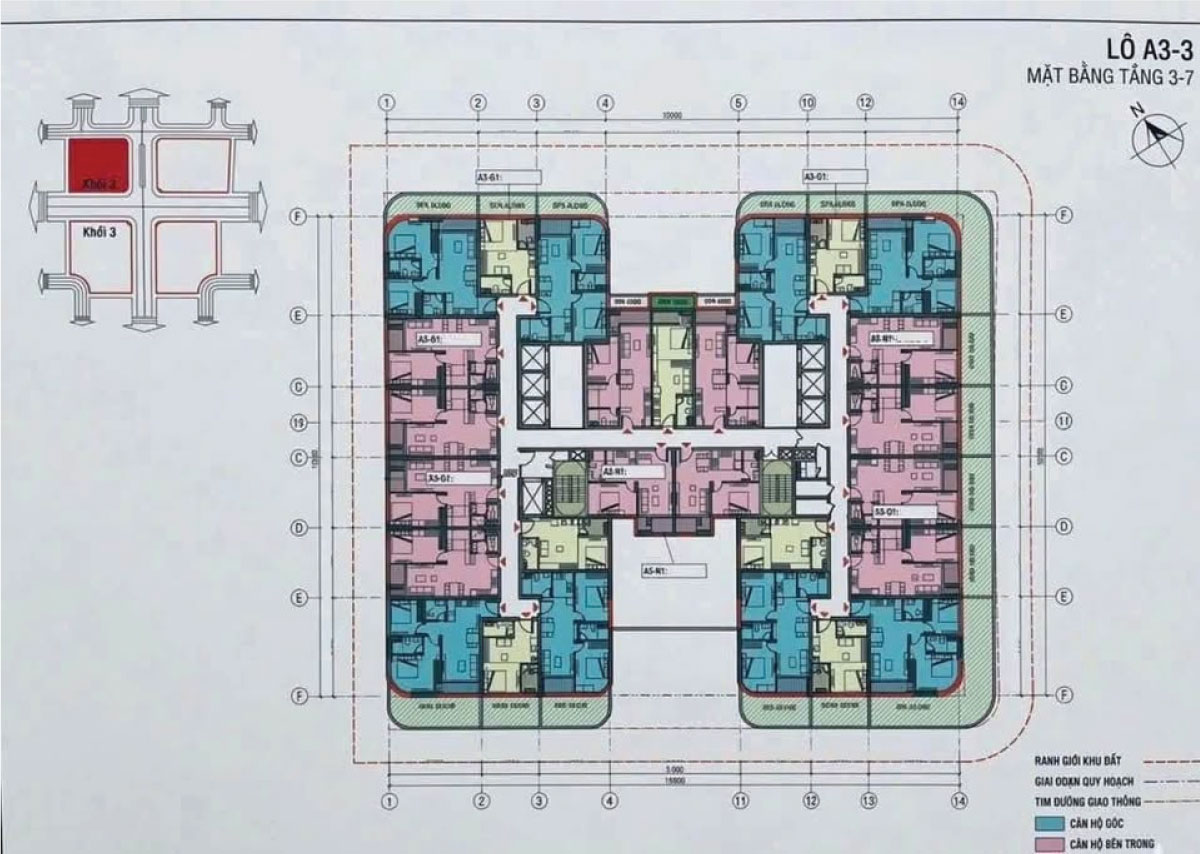 Mặt bằng tổng thể FourS Tower Sun Group