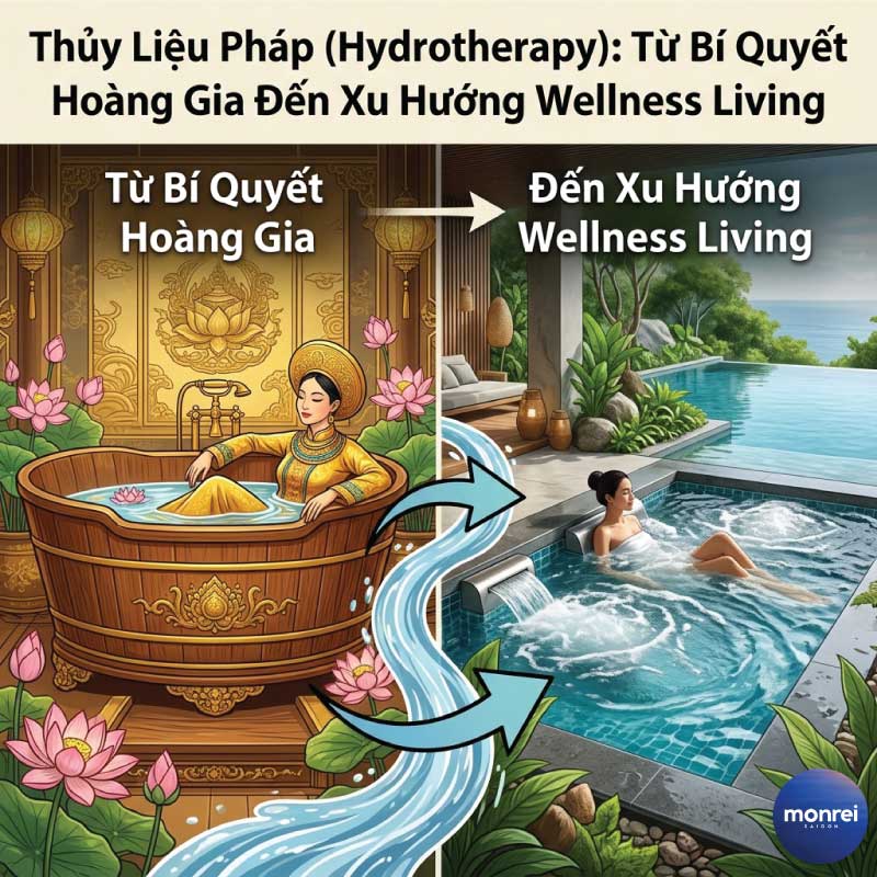 Thủy Liệu Pháp (Hydrotherapy): Từ Bí Quyết Hoàng Gia Đến Xu Hướng Wellness Living