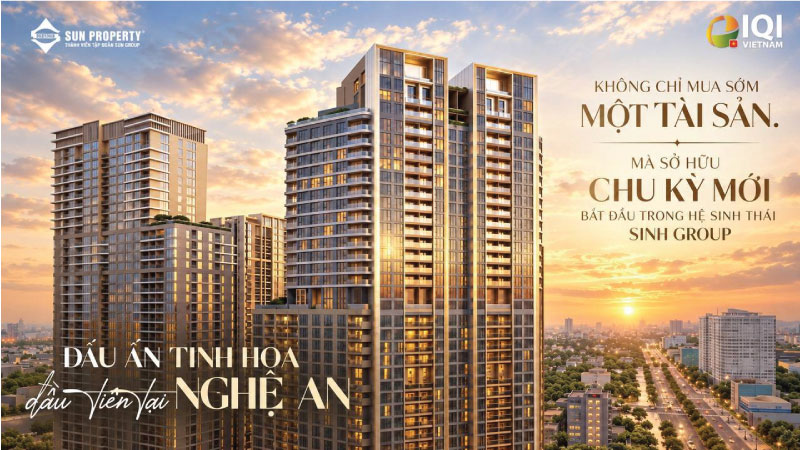 Sun Glory Residence: Biểu Tượng Căn Hộ Hạng Sang Mới Của Sun Group Tại TP. Vinh